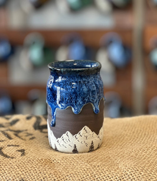 Mini mountain vase 1103