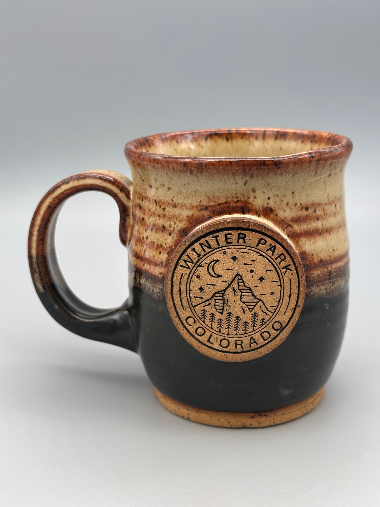 Winter Park black and tan mug