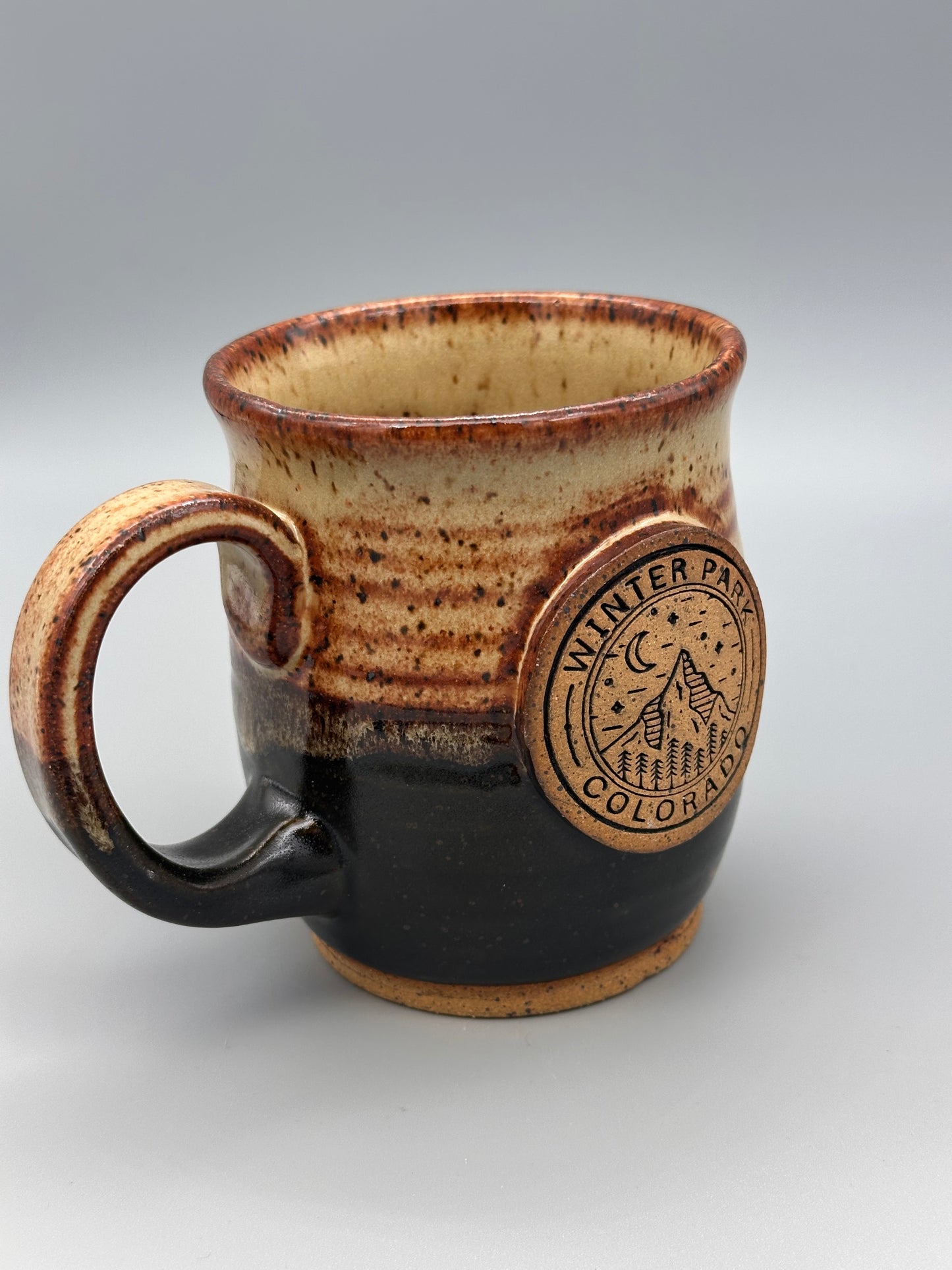 Winter Park black and tan mug