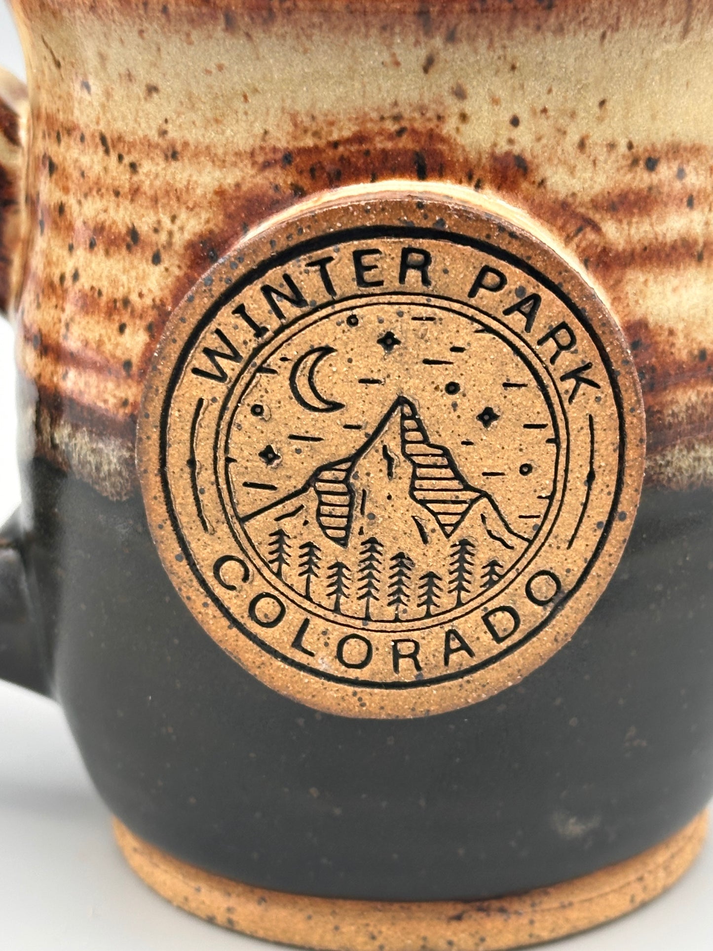 Winter Park black and tan mug