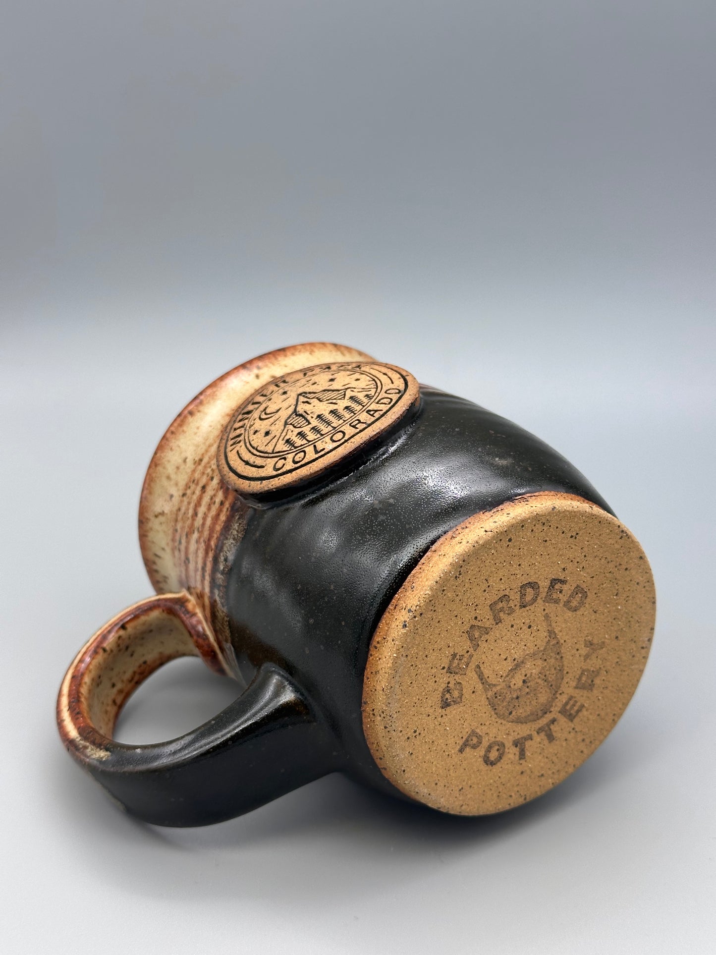 Winter Park black and tan mug