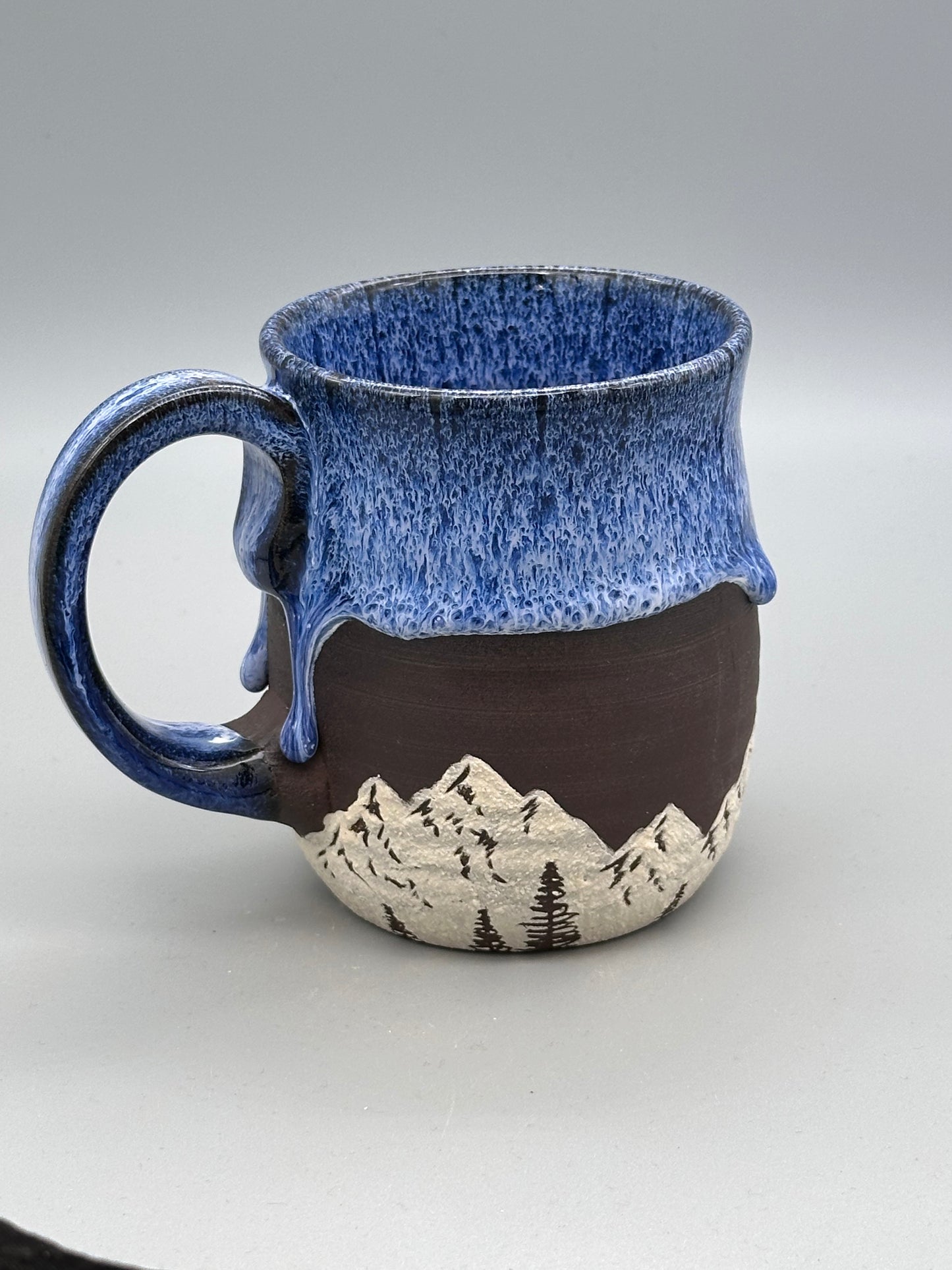 Cloudy Blue Mountain Mug 1302