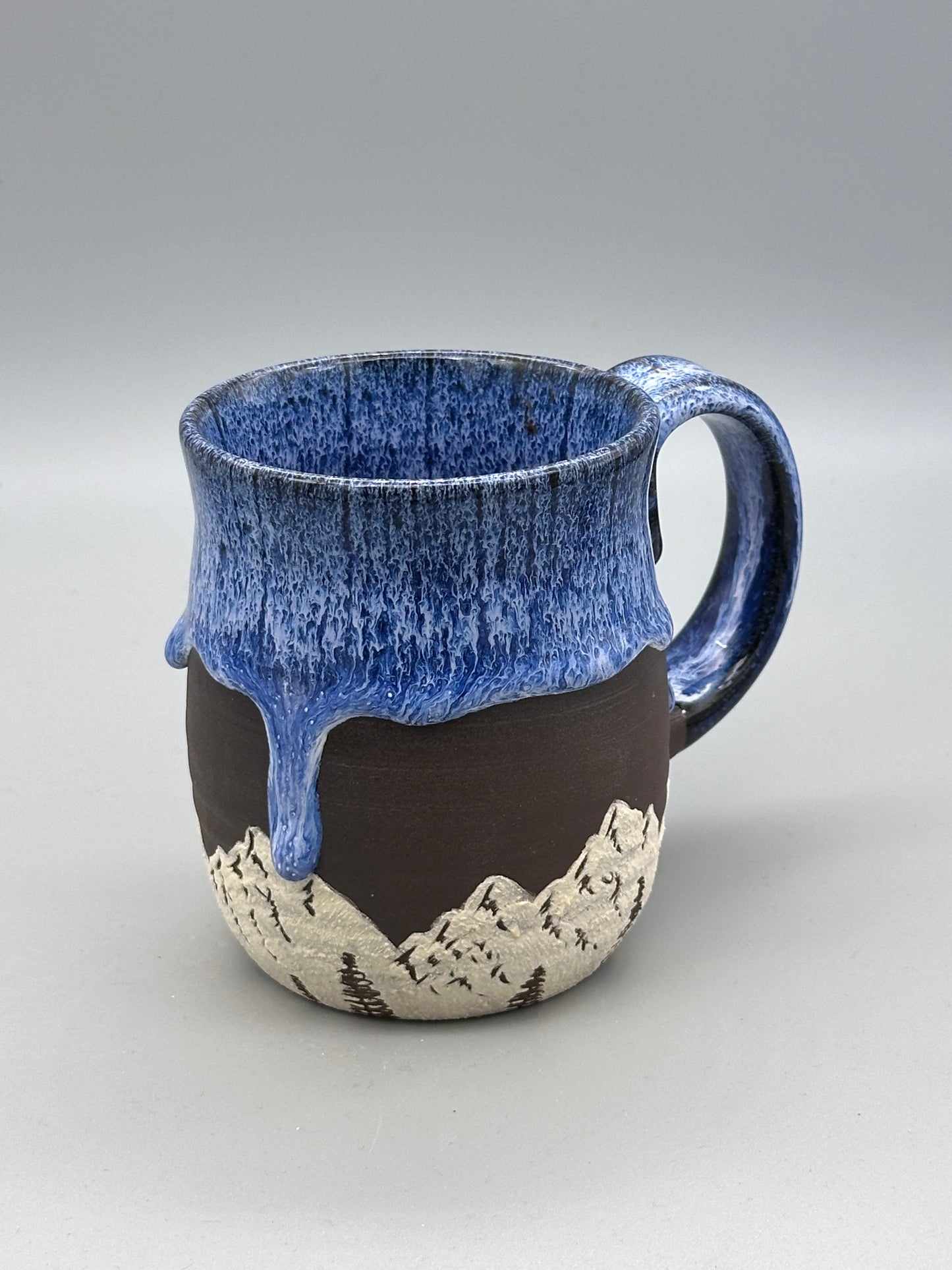 Cloudy Blue Mountain Mug 1302
