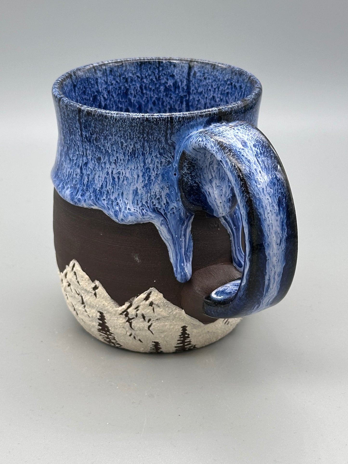 Cloudy Blue Mountain Mug 1302