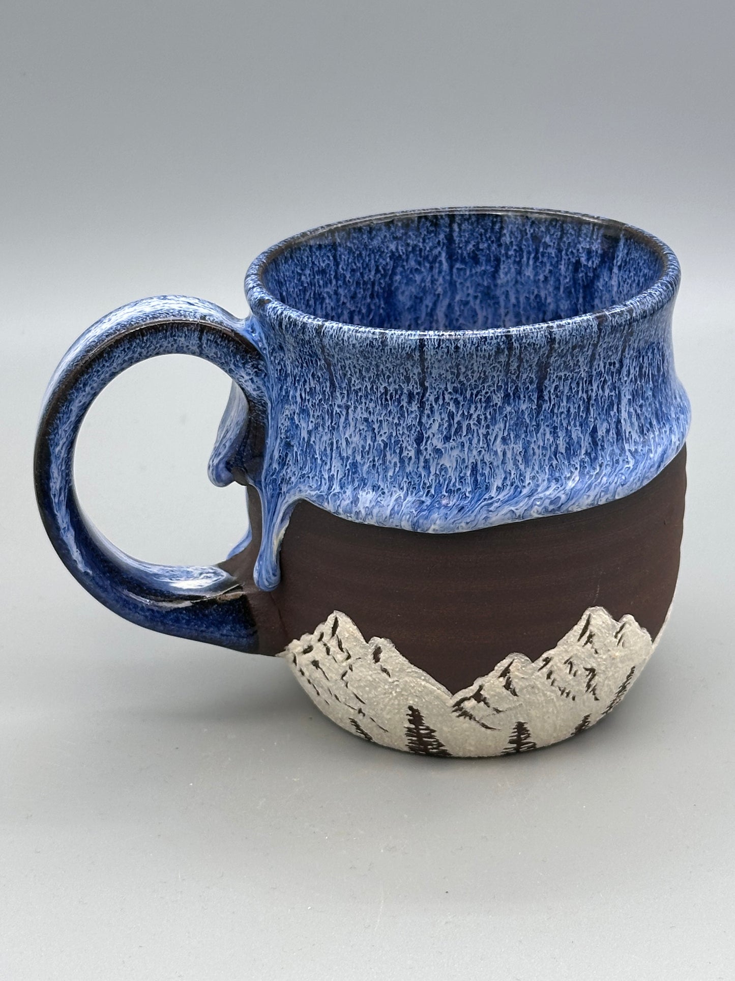 Cloudy Blue Mountain Mug 1303
