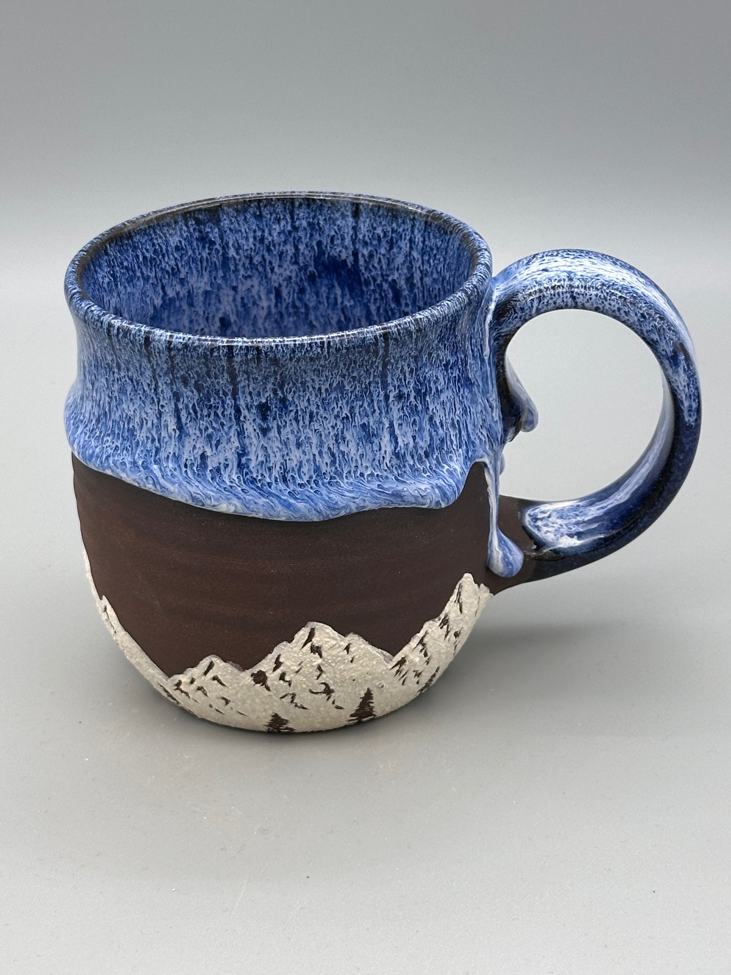 Cloudy Blue Mountain Mug 1303