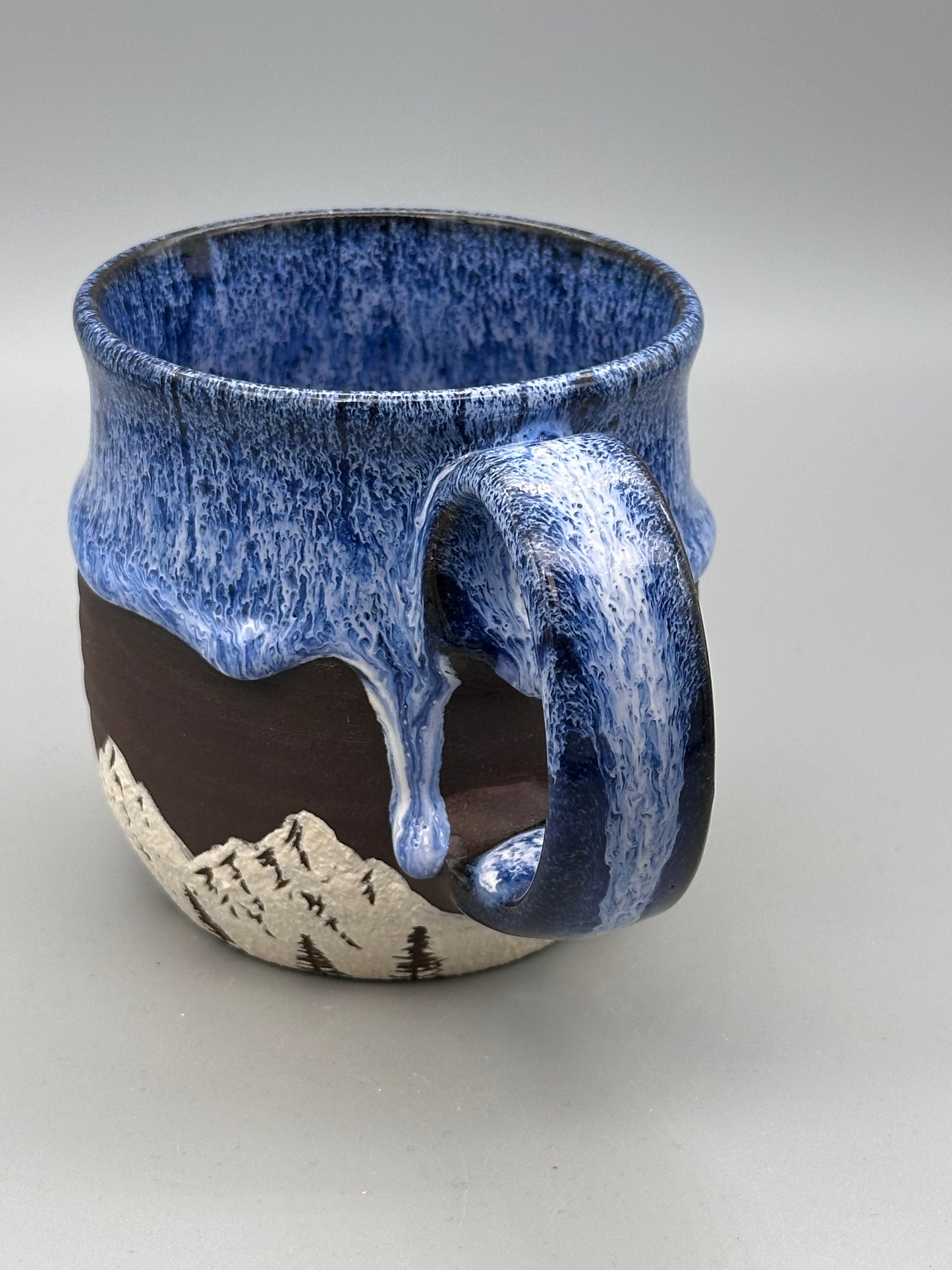 Cloudy Blue Mountain Mug 1303