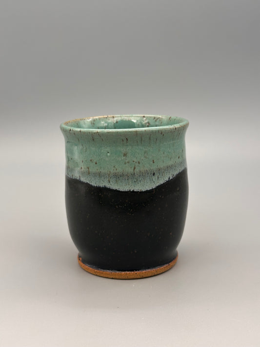 Black and teal esspresso/sipper cup