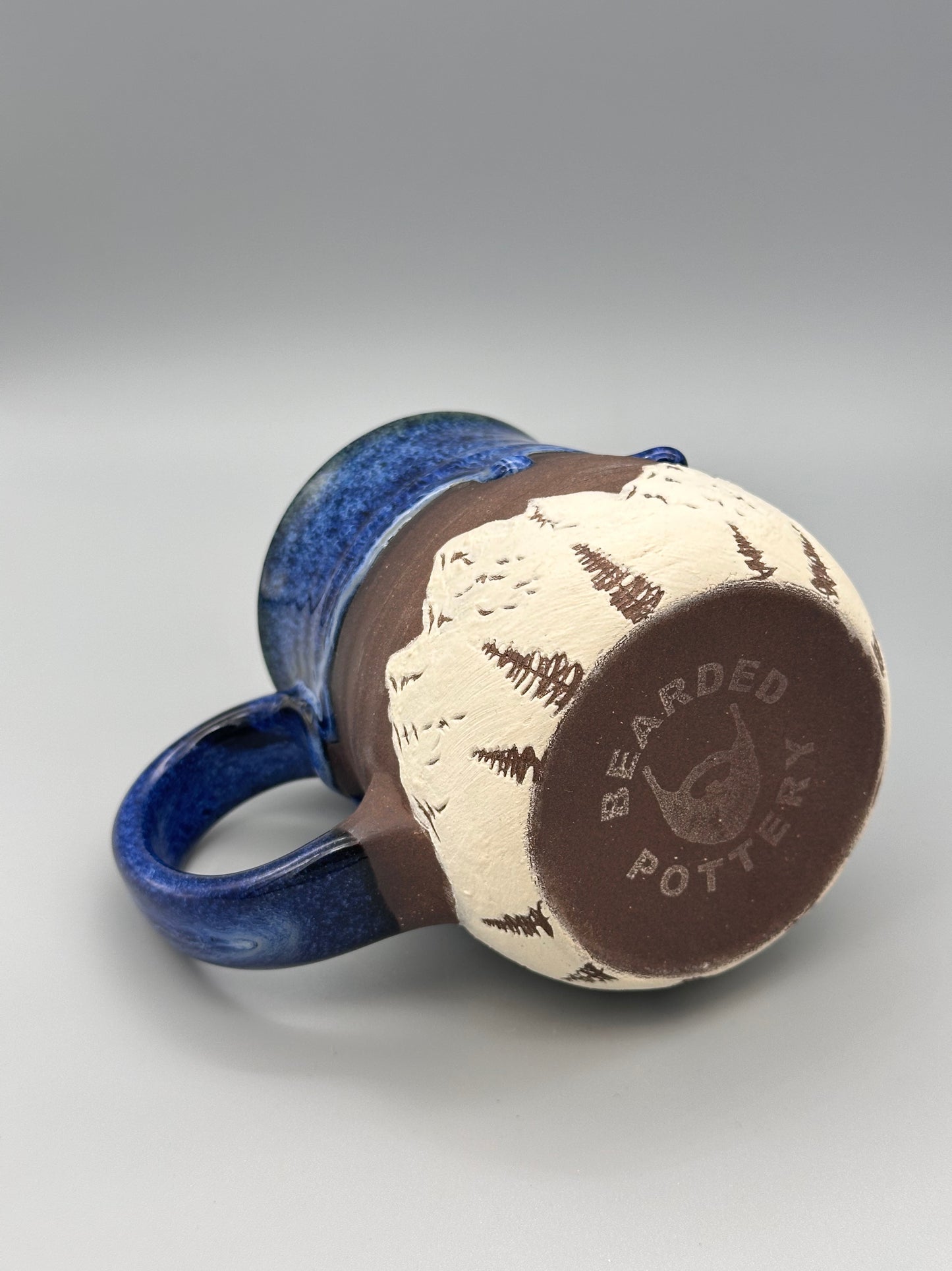 Drippy Blue Mountain Mug