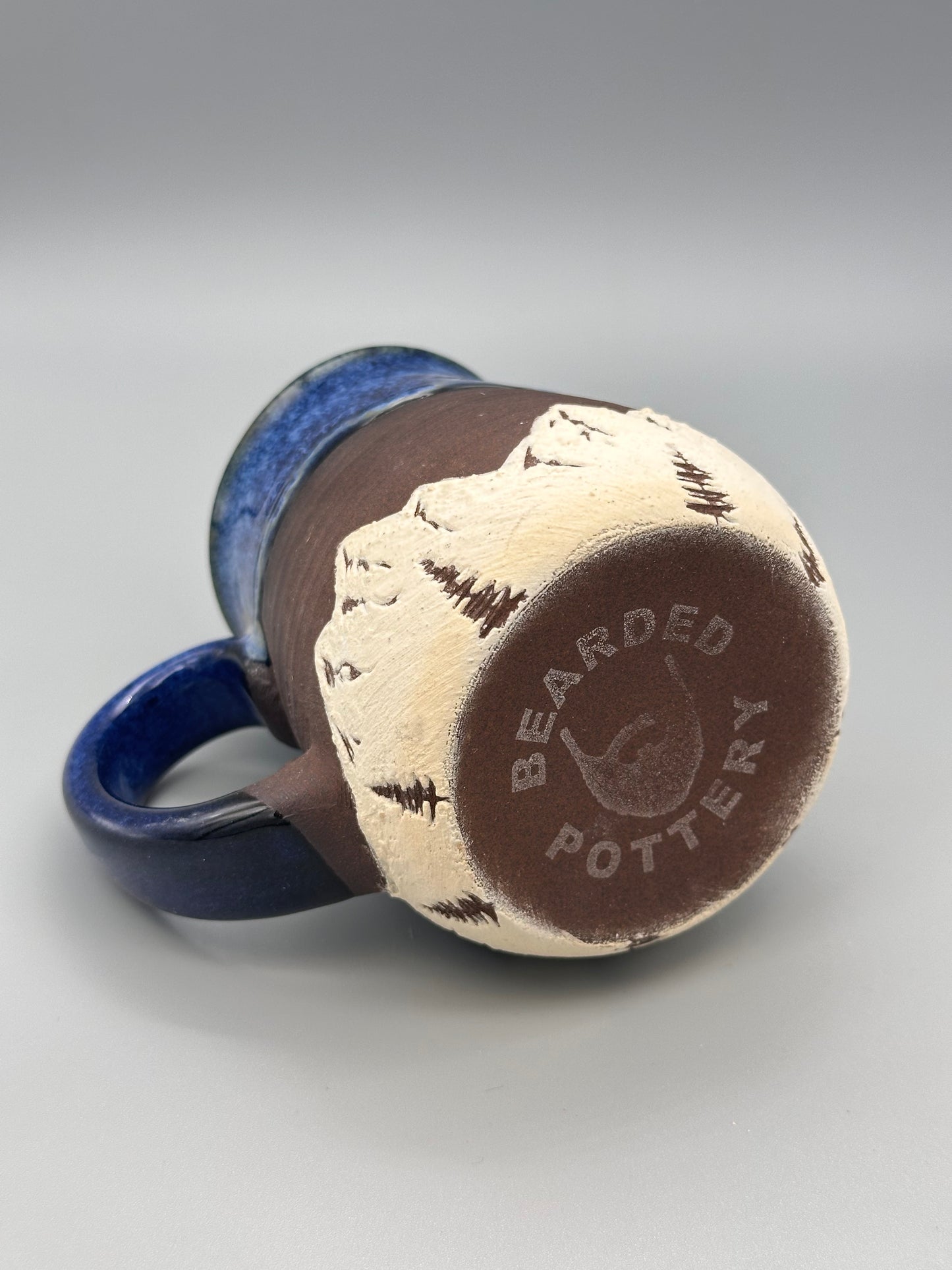 Drippy Blue Mountain Mug